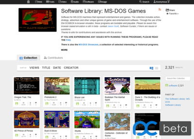 回到童年,重玩 2300 款 MS-DOS 经典游戏